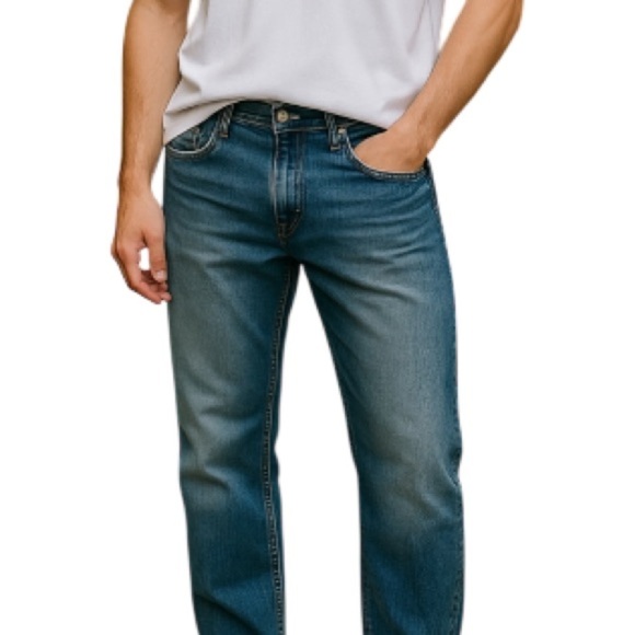 True Religion Y2K Mens Classic Boot Cut Button Flap Jeans Blue Medium Wash 31 - Picture 1 of 12